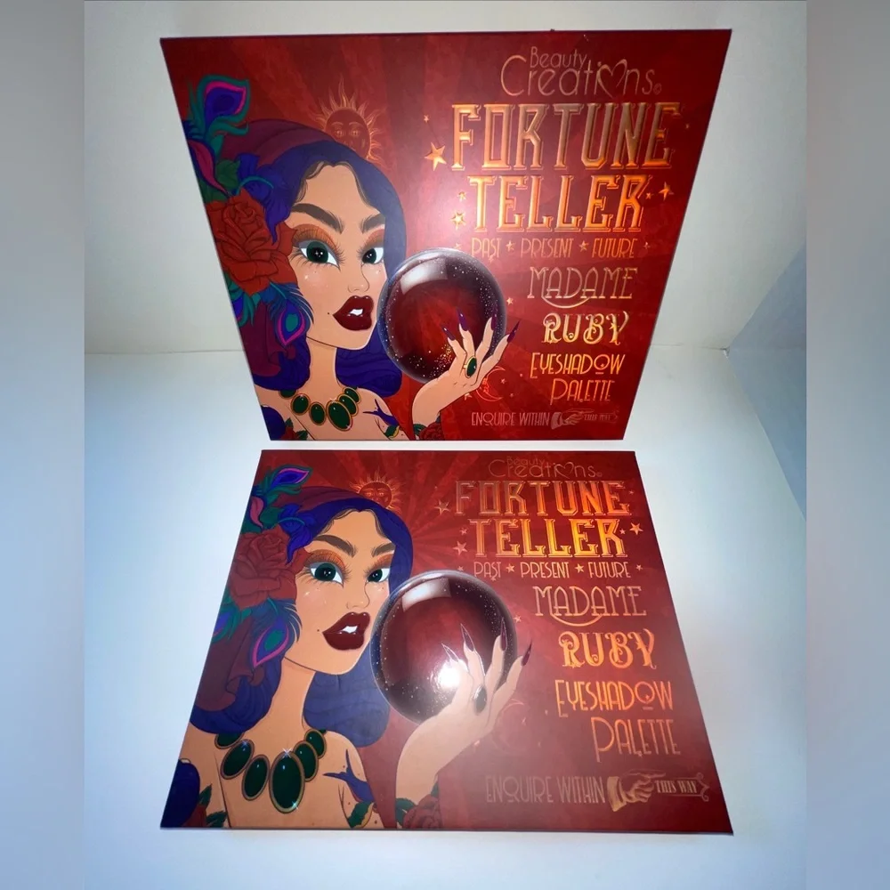 NEW SET - FORTUNE TELLER & CIRCUS CLOWN Beauty Creations Eyeshadow Palettes